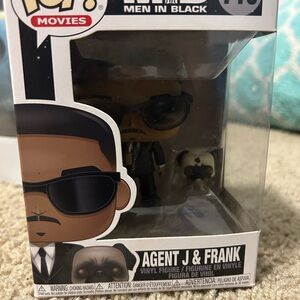 Funko Pop! Movies Agent J & Frank Black and White Vinyl Figure